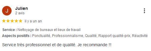 Avis Google d'un client (3)