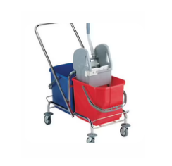 Un chariot d'agent d'entretien