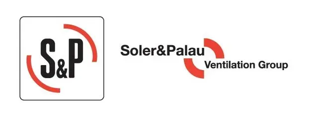 Un logotipo para S&P Soler & Palau Ventilation Group