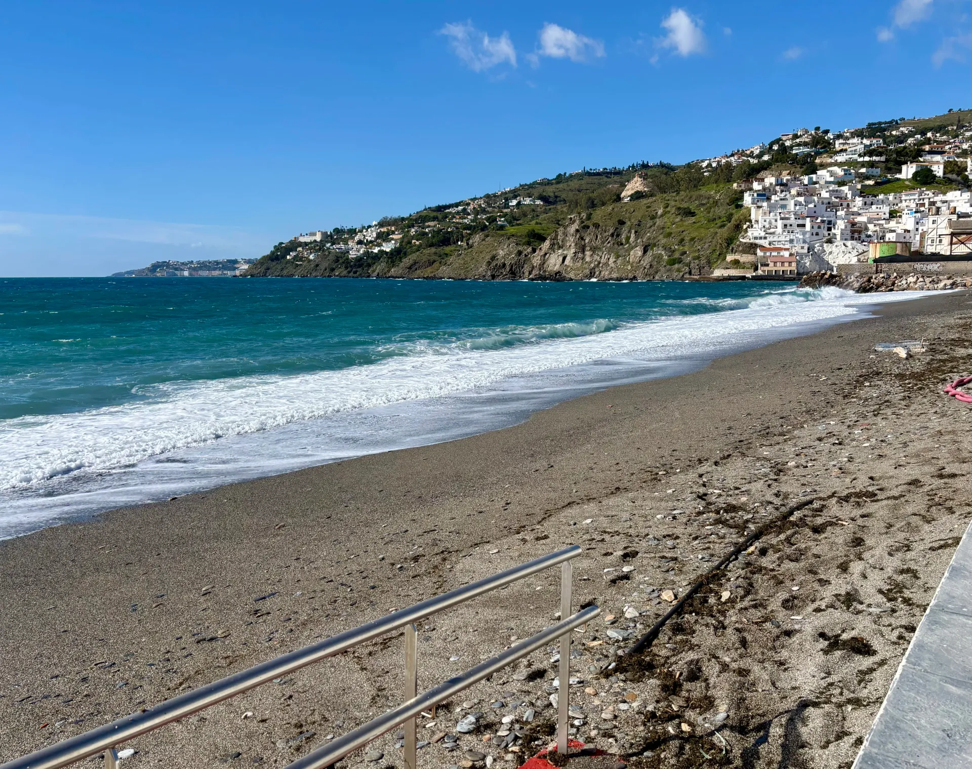 Salobreña beach just a few minutes from the house