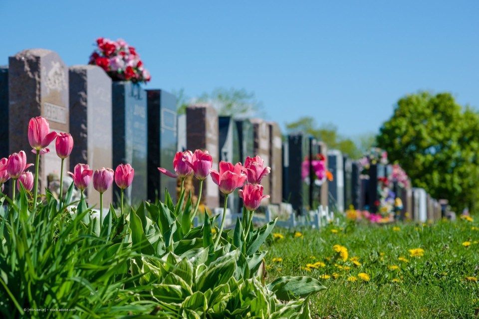 Friedhof, der vom Bestattungsinstitut Kästner betreut wird