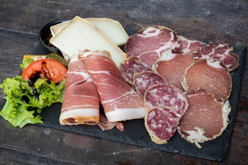 Plateau charcuterie et fromage
