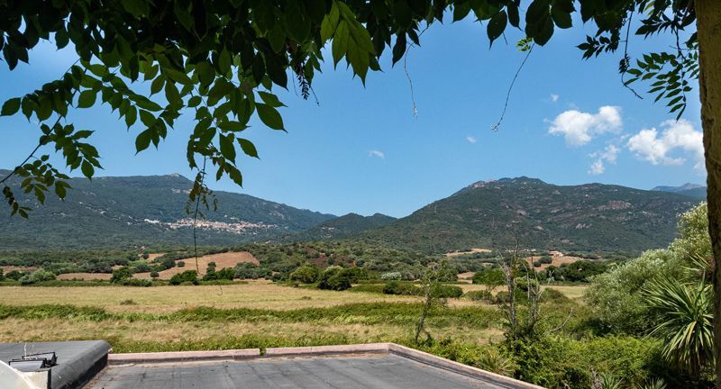 Vue du paysage corse