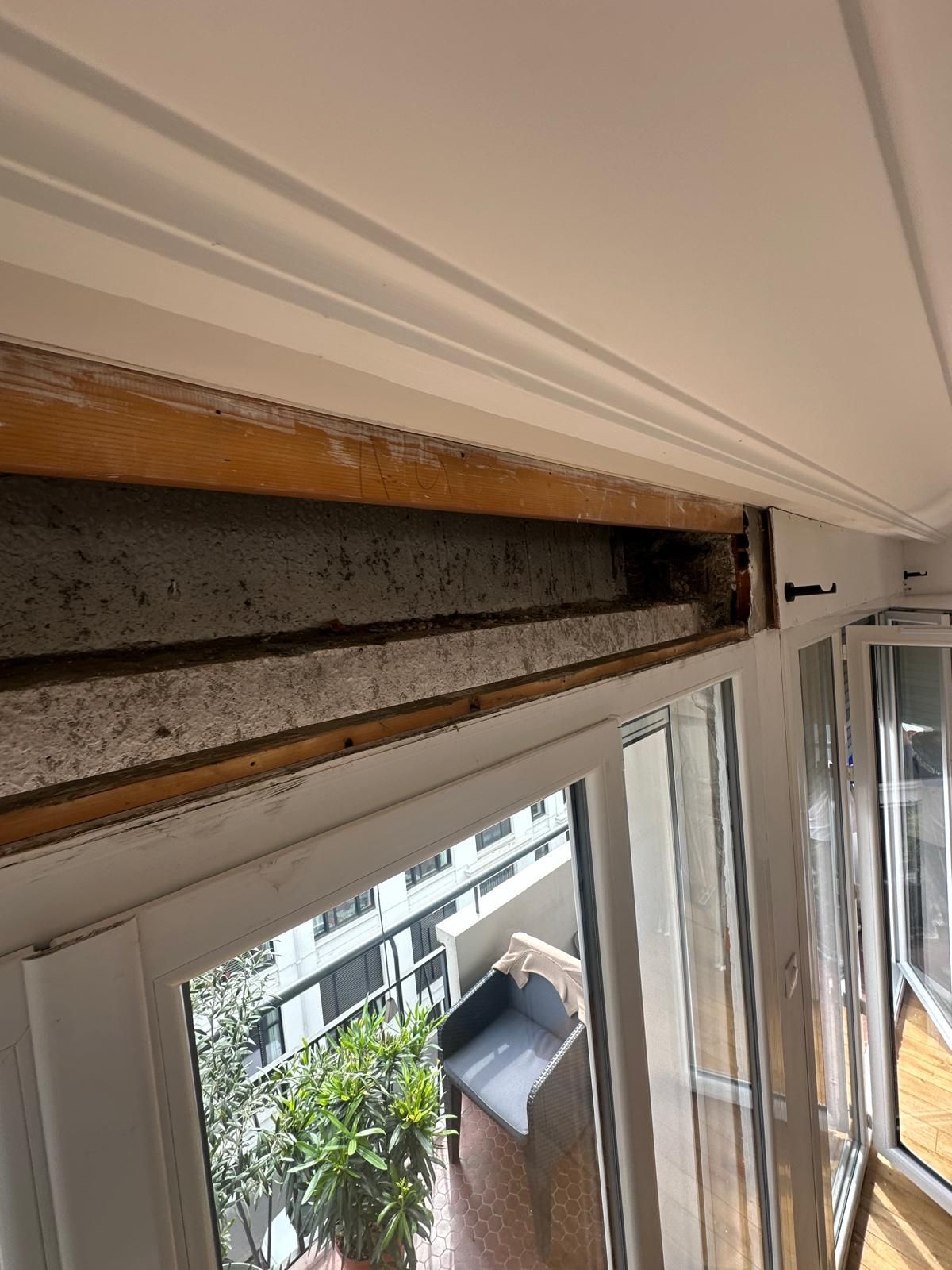 Caisson vide d'un volet roulant