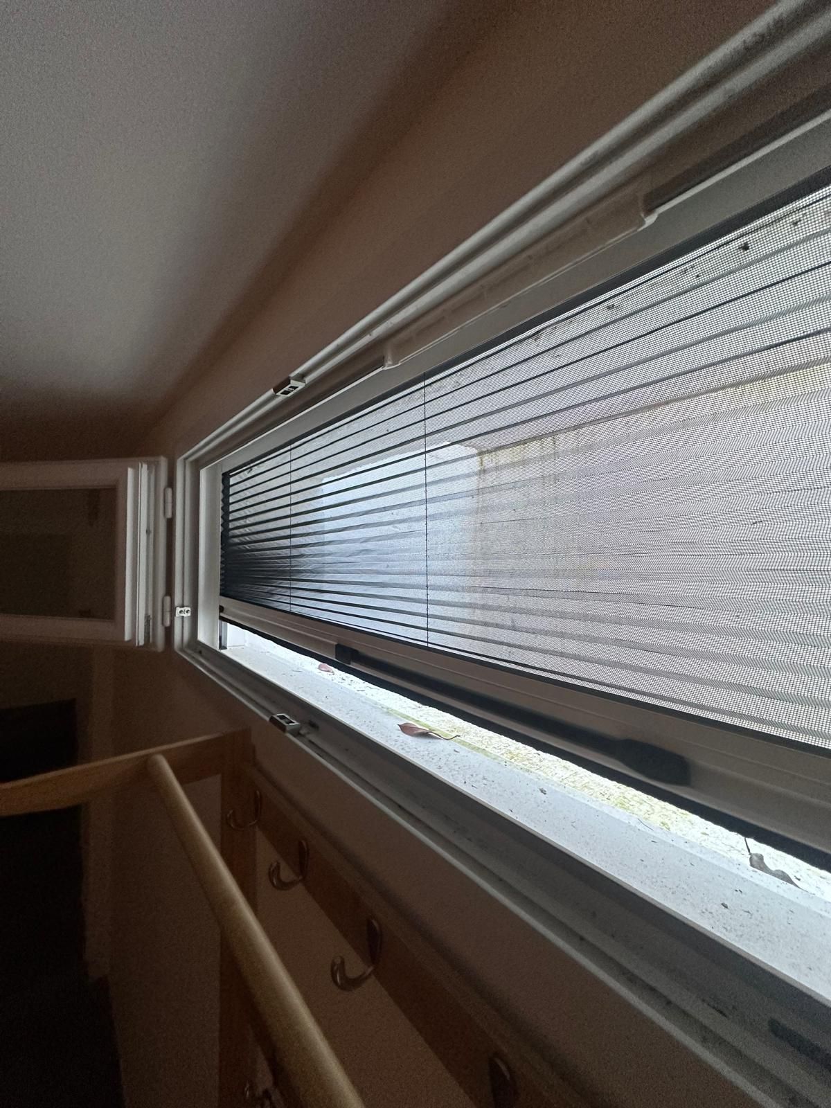 Moustiquaire plissée horizontale