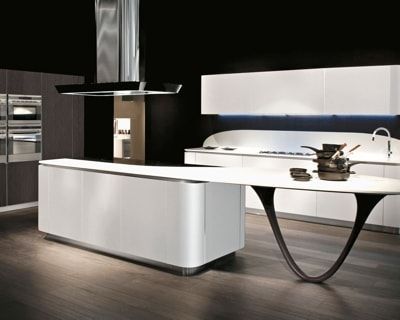 Cuisine noire et grise design modern
