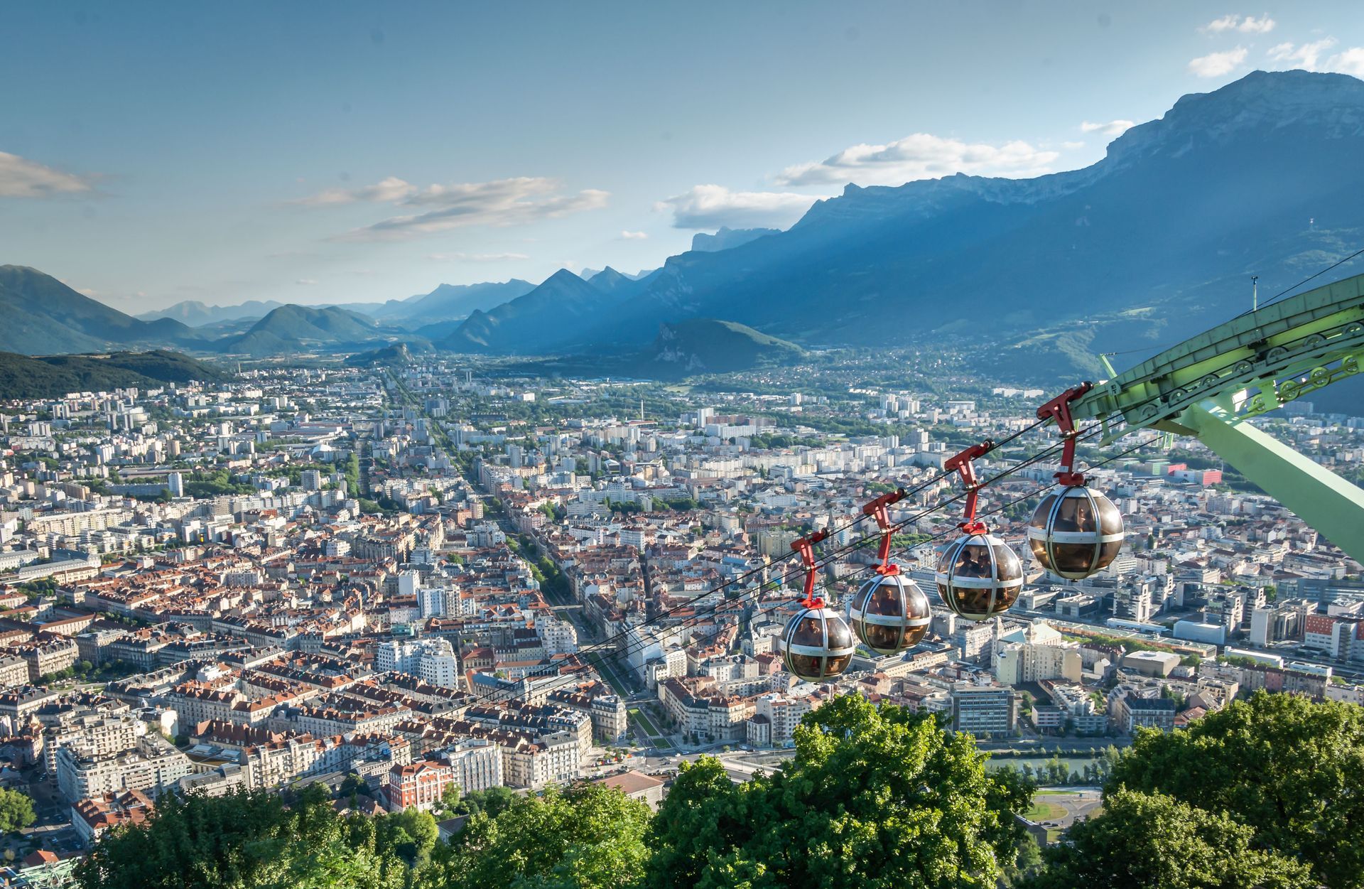 Photographie de Grenoble, vue sur le funiculaire