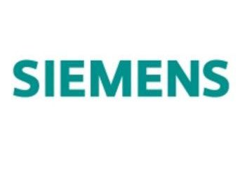 Logo Siemens en turquoise sur fond blanc