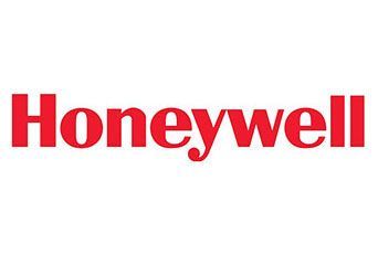 Logo Honeywell en rouge sur fond blanc