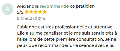 Avis patient Alexandra