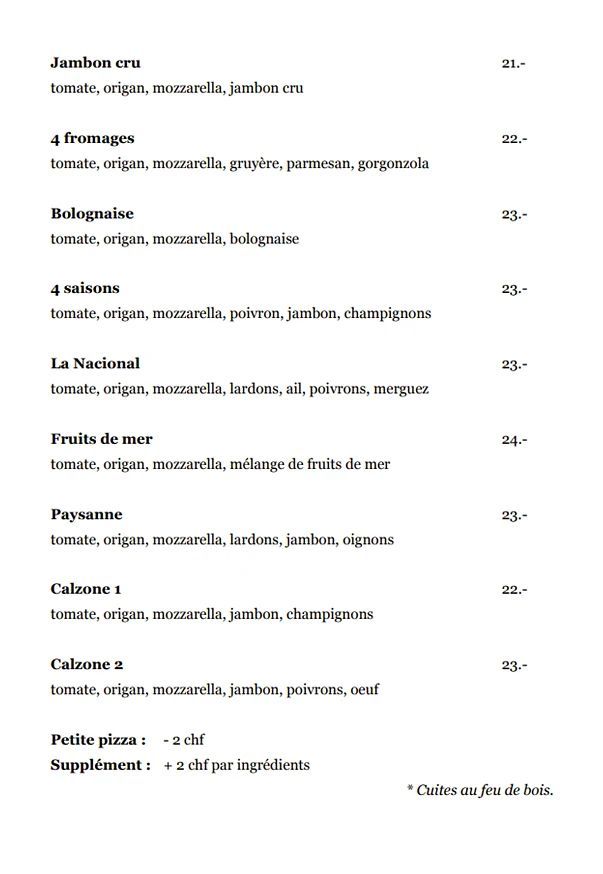 Un menu pour un restaurant avec beaucoup de nourriture dessus.