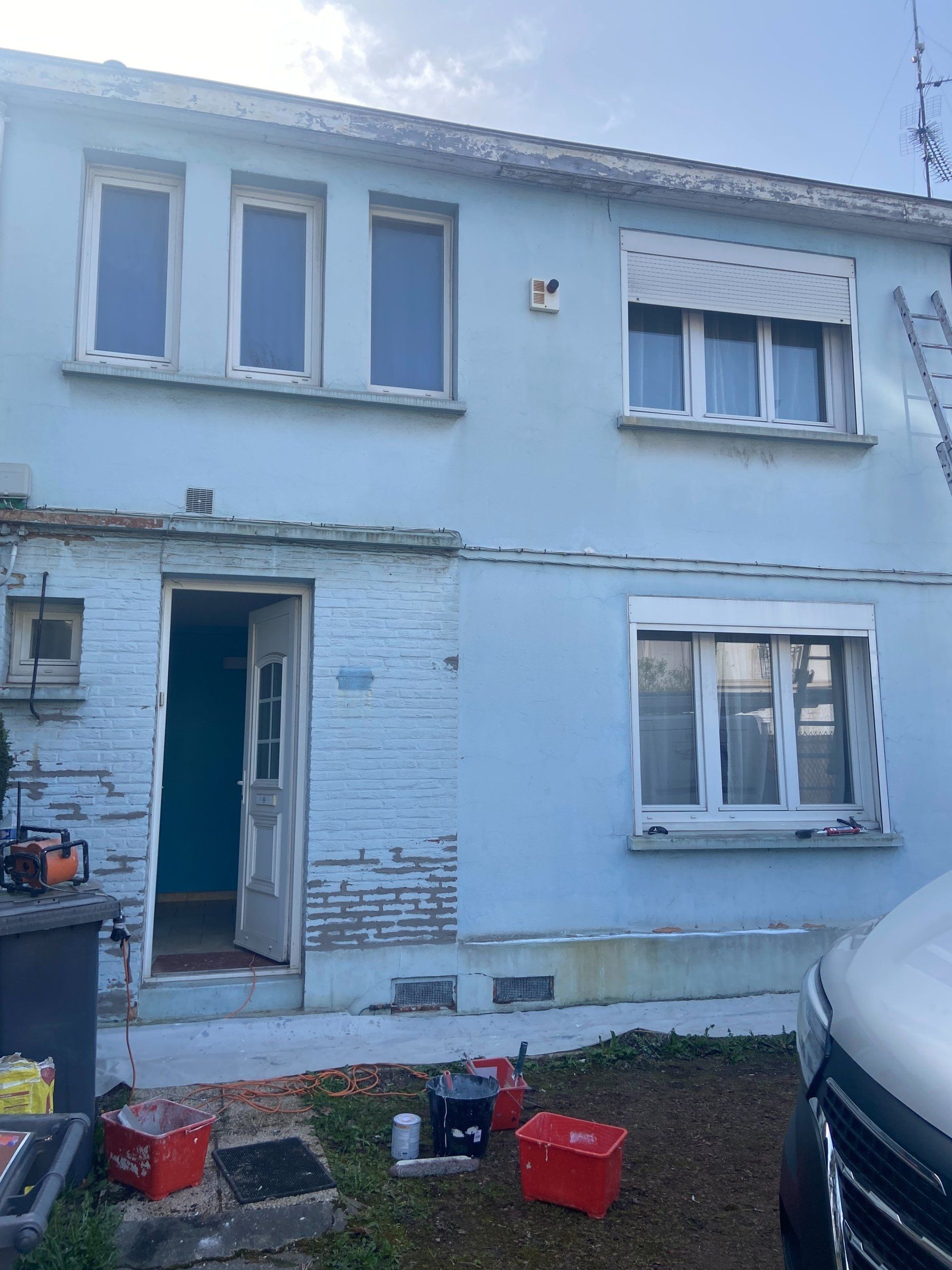 Nettoyage de devanture de maison