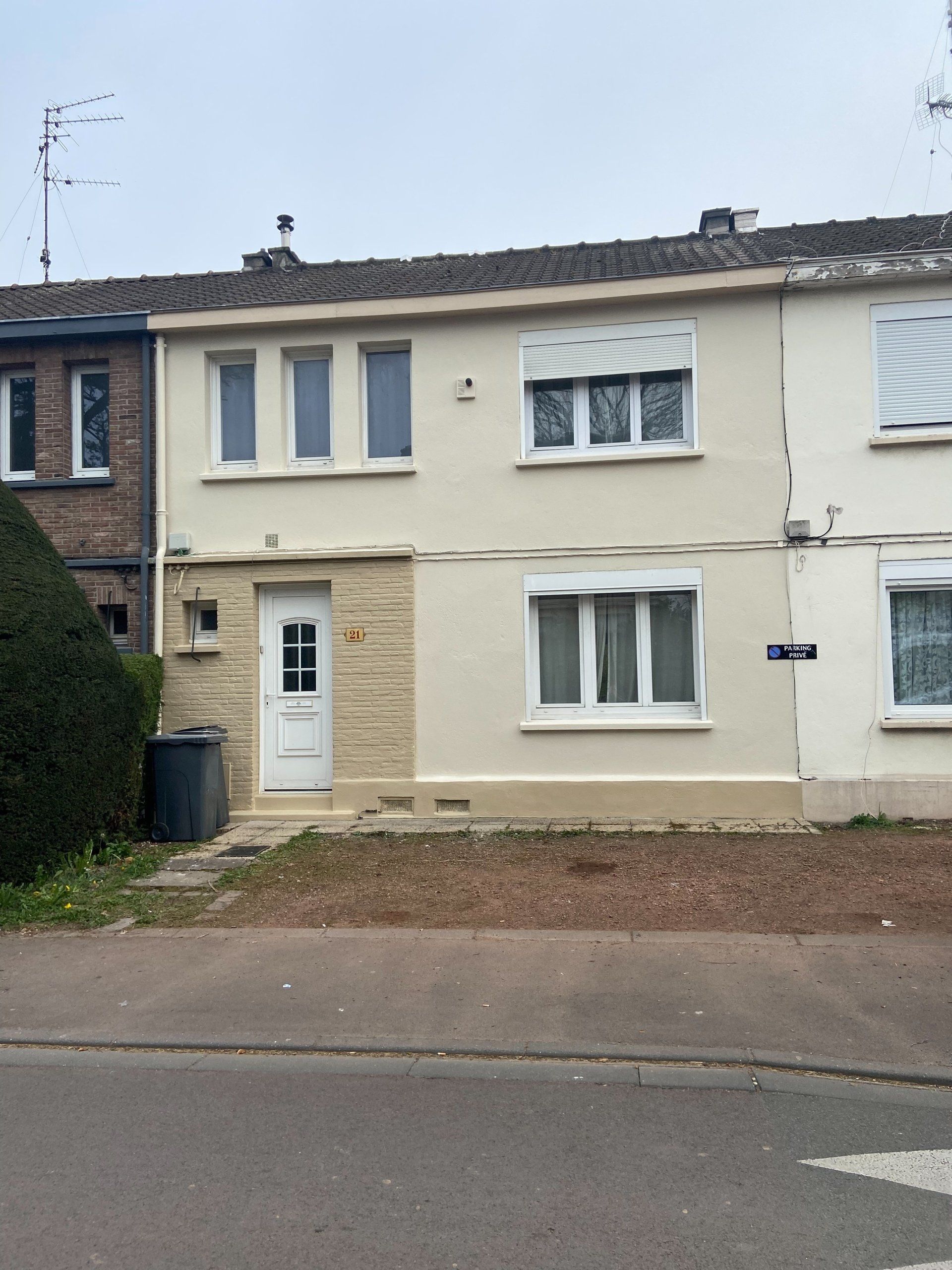 Mise en peinture en facade