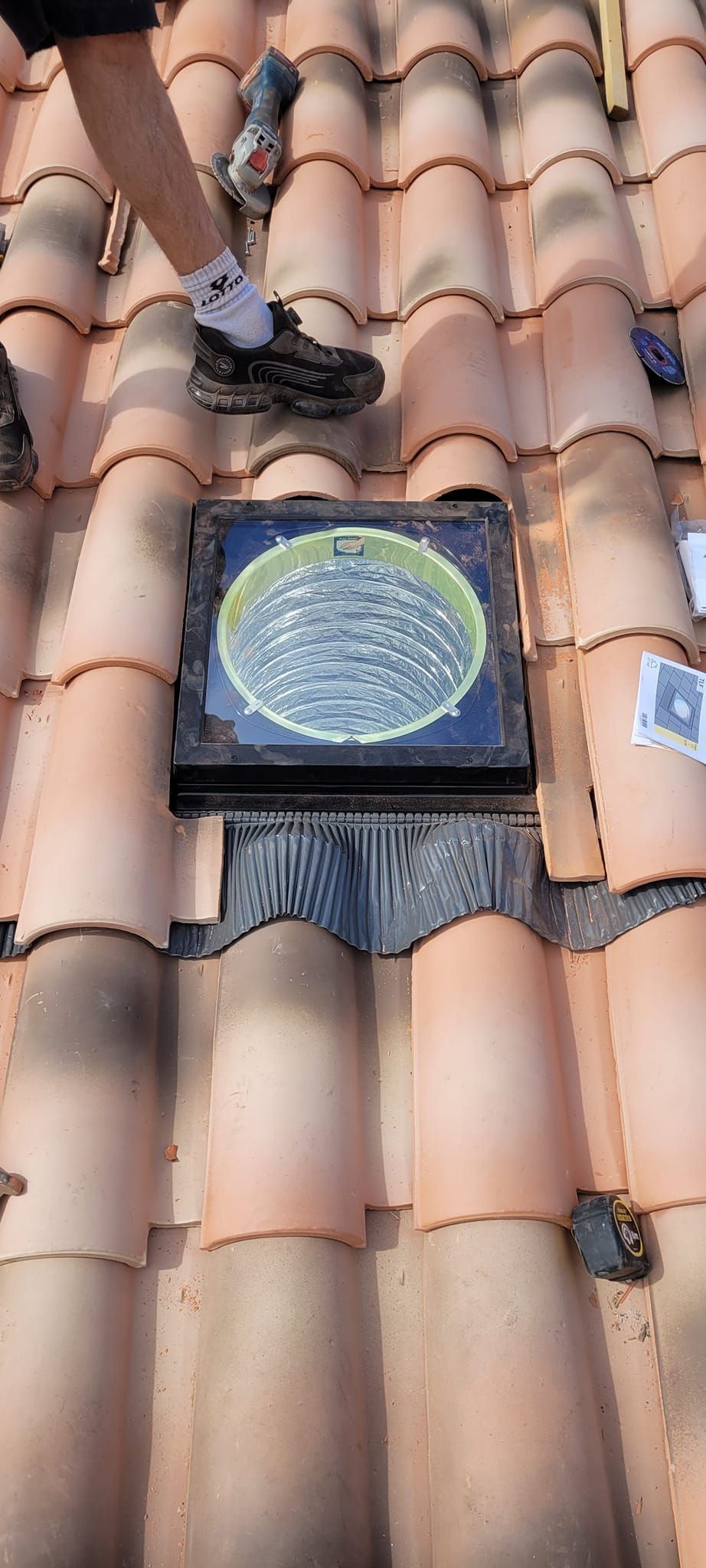 Sortie de conduits de chauffage