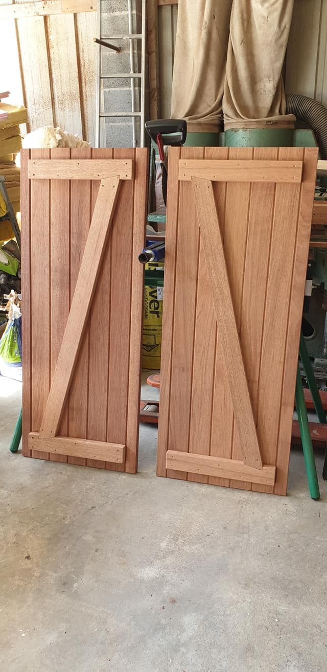 Conception de grands volets en bois