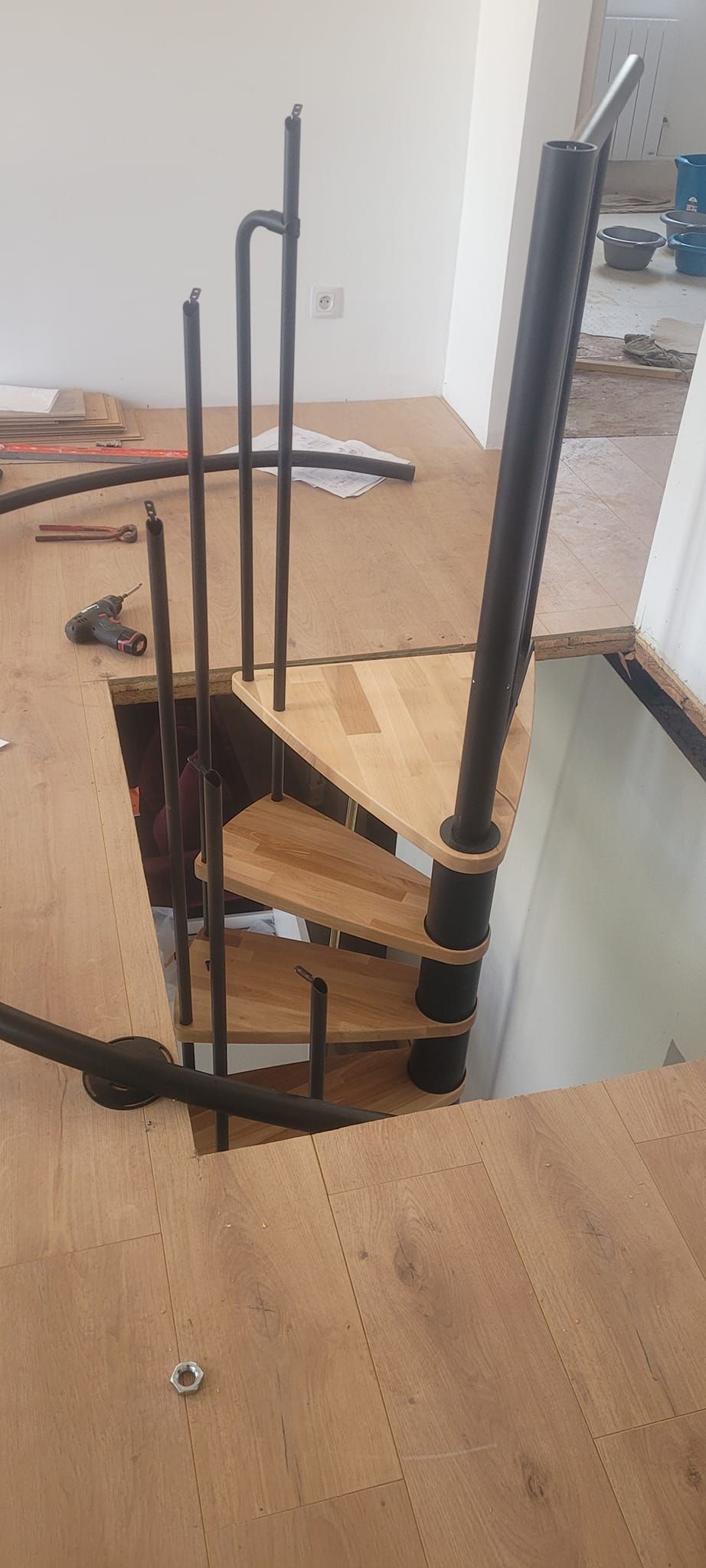 Marches d'escaliers en bois