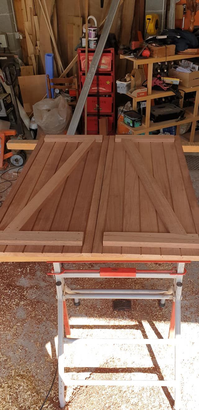 Création de volets en bois