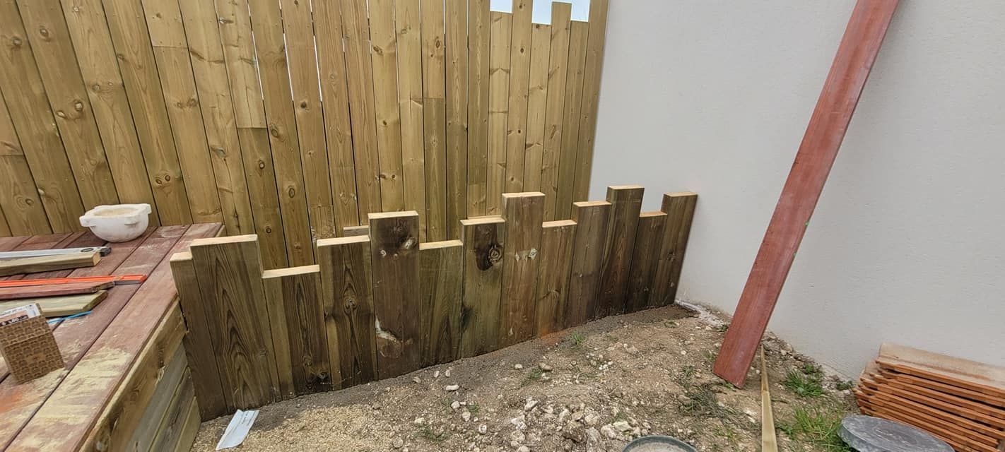 Conception d'une clôture en bois