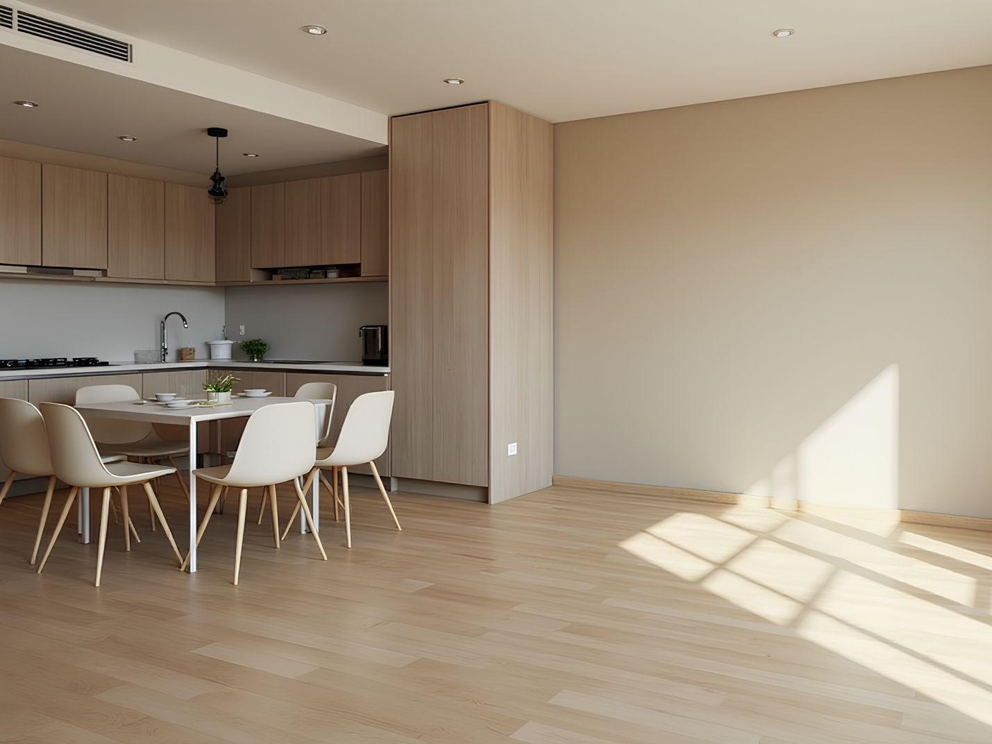 Cuisine et salle à manger.