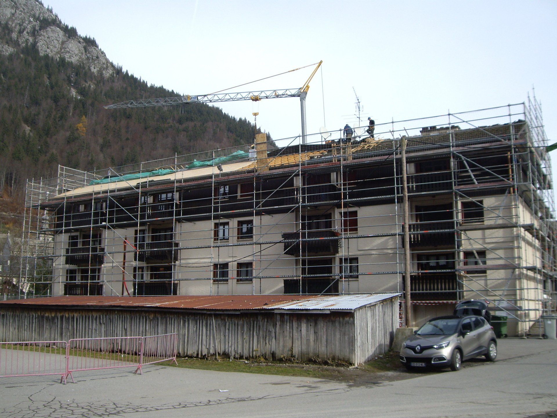 travaux de rénovation façade