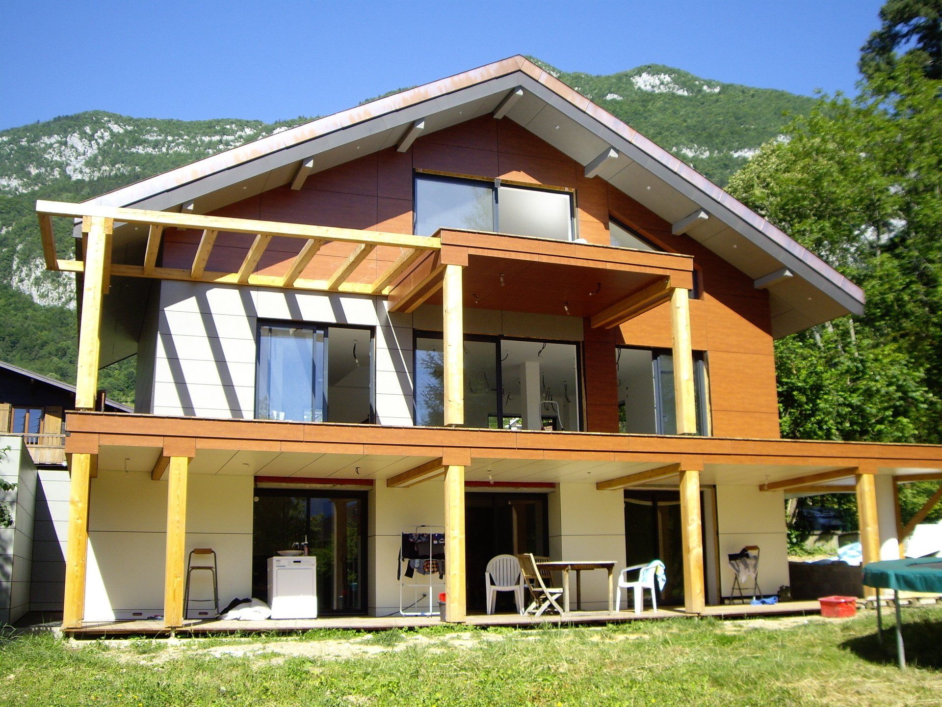 Construction de maisons en bois