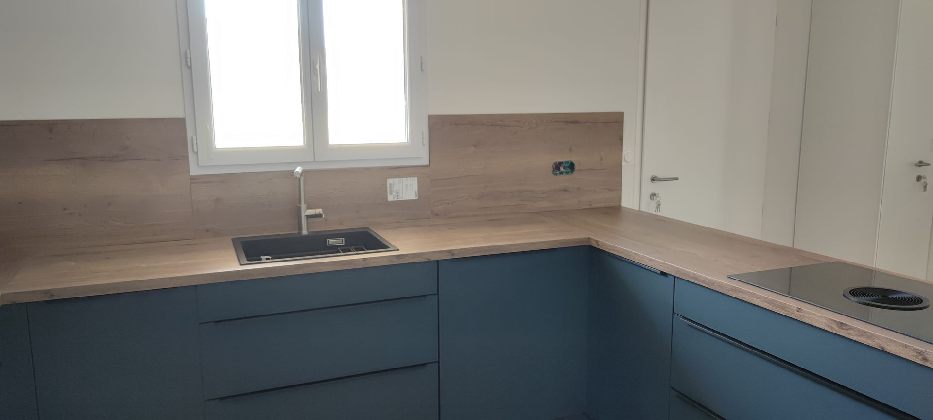 Plan de travail couleur bois