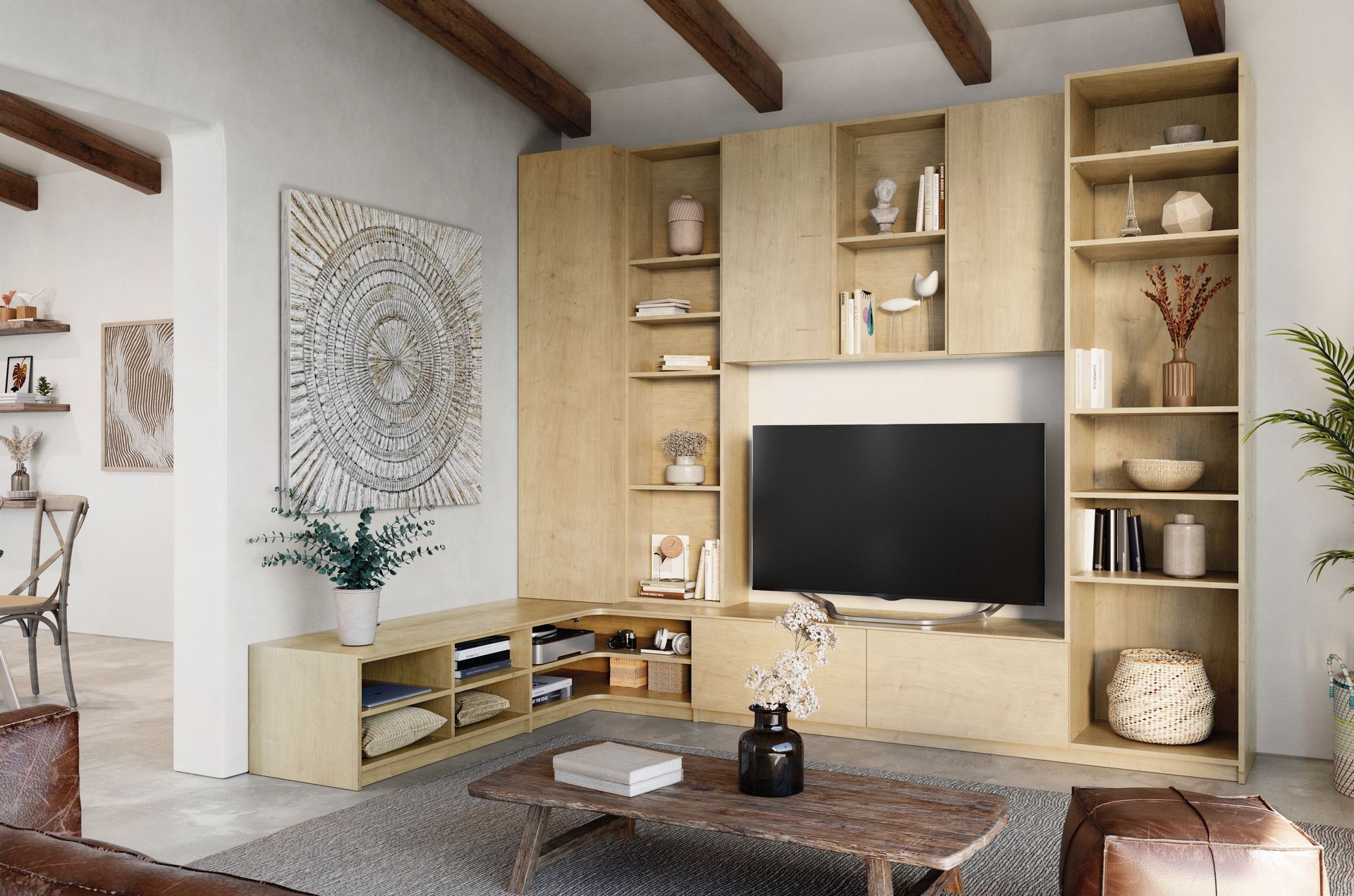 Réalisation de meubles de salon