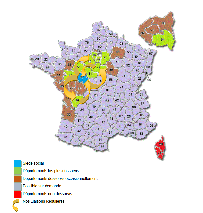 Zone d'intervention