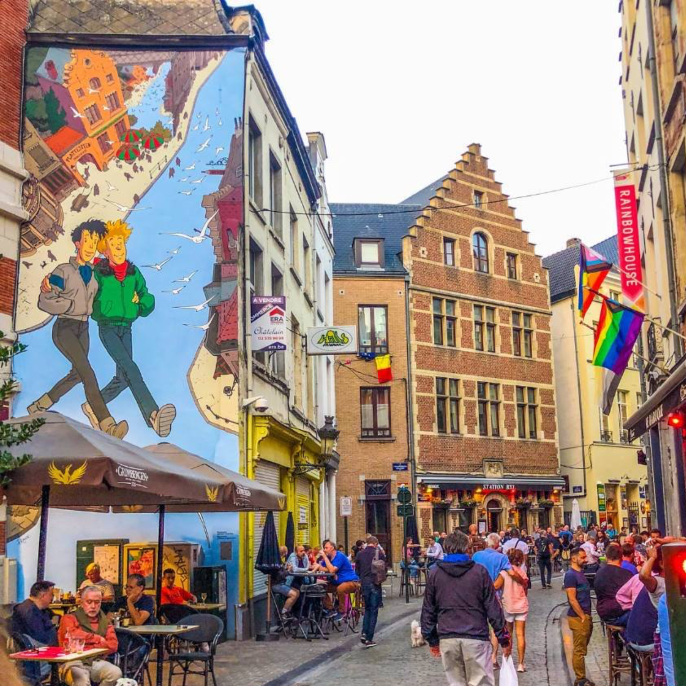 Rue des Bouchers, Brussels