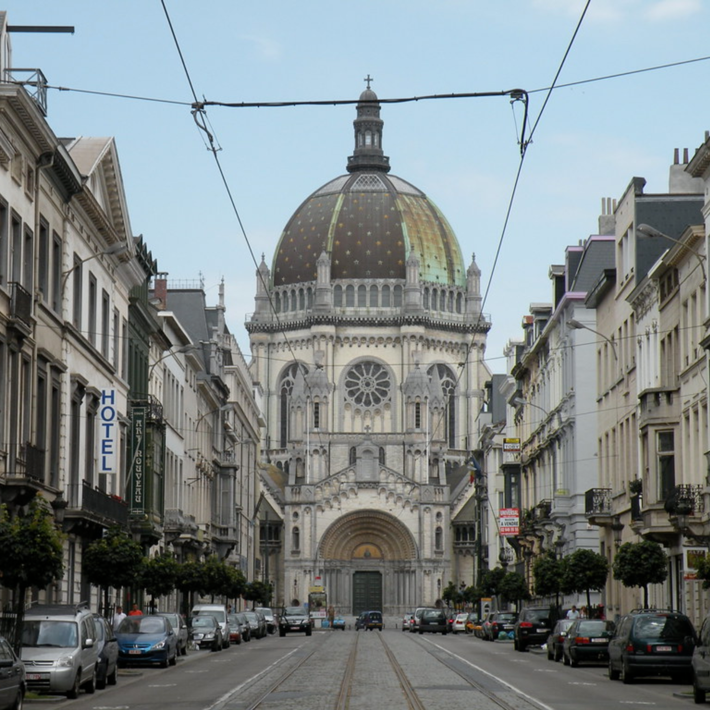 Rue Royale, Sainte Marie Church, Brussels