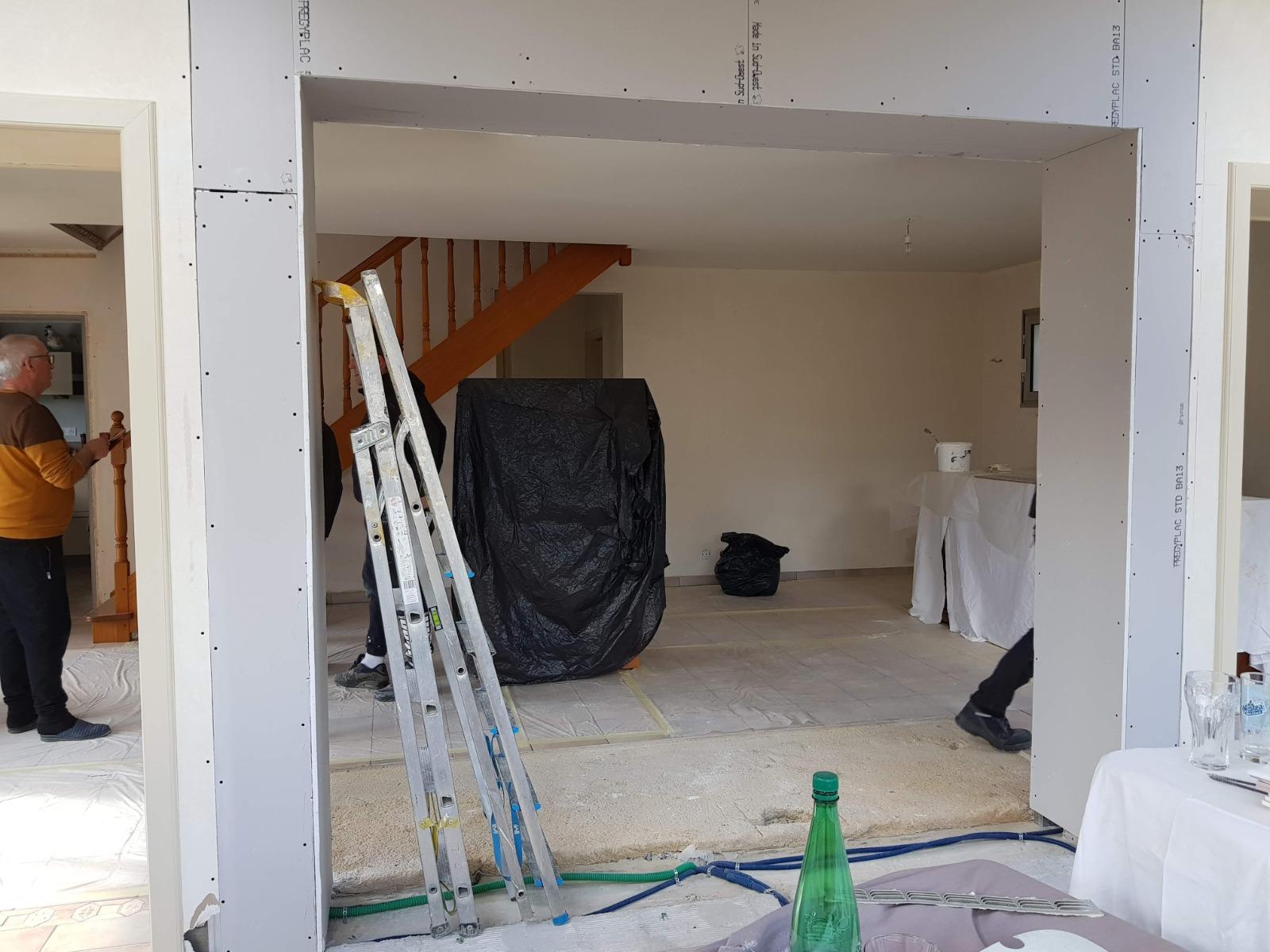 Travaux d'aménagement