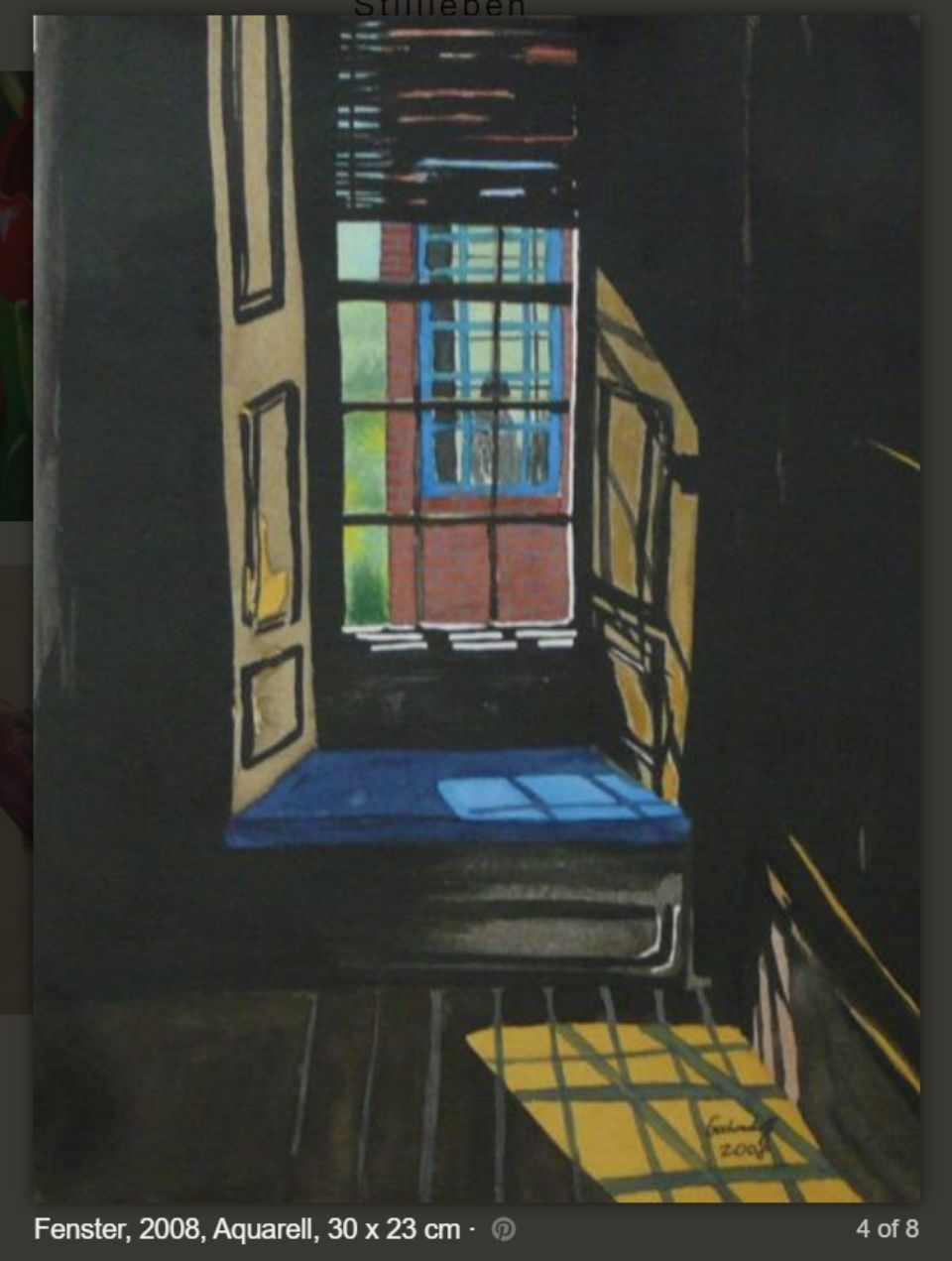 Fenster Gemälde von Claudia Gerstendorff