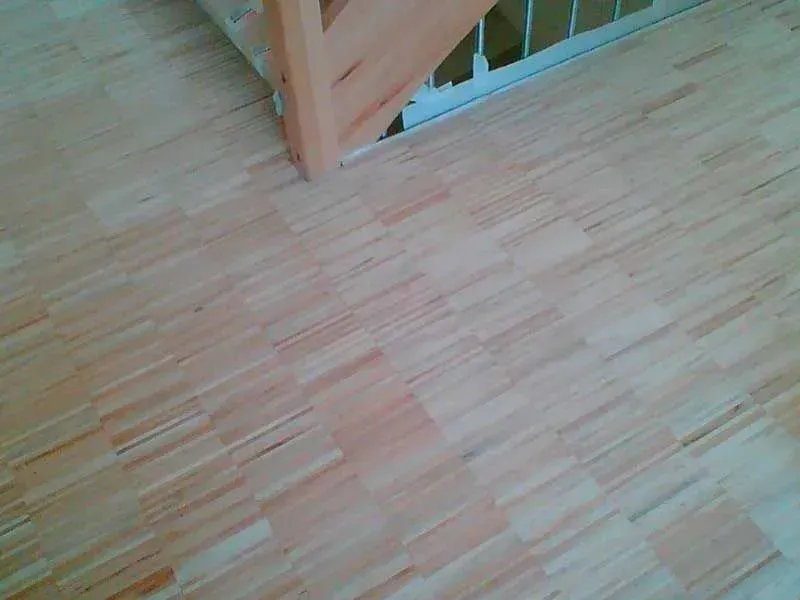 Industrieparkett Ahorn hochkant