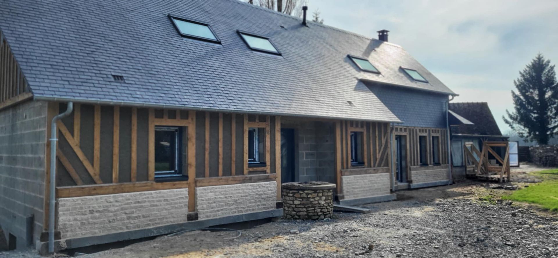 Construction d'une maison en cours