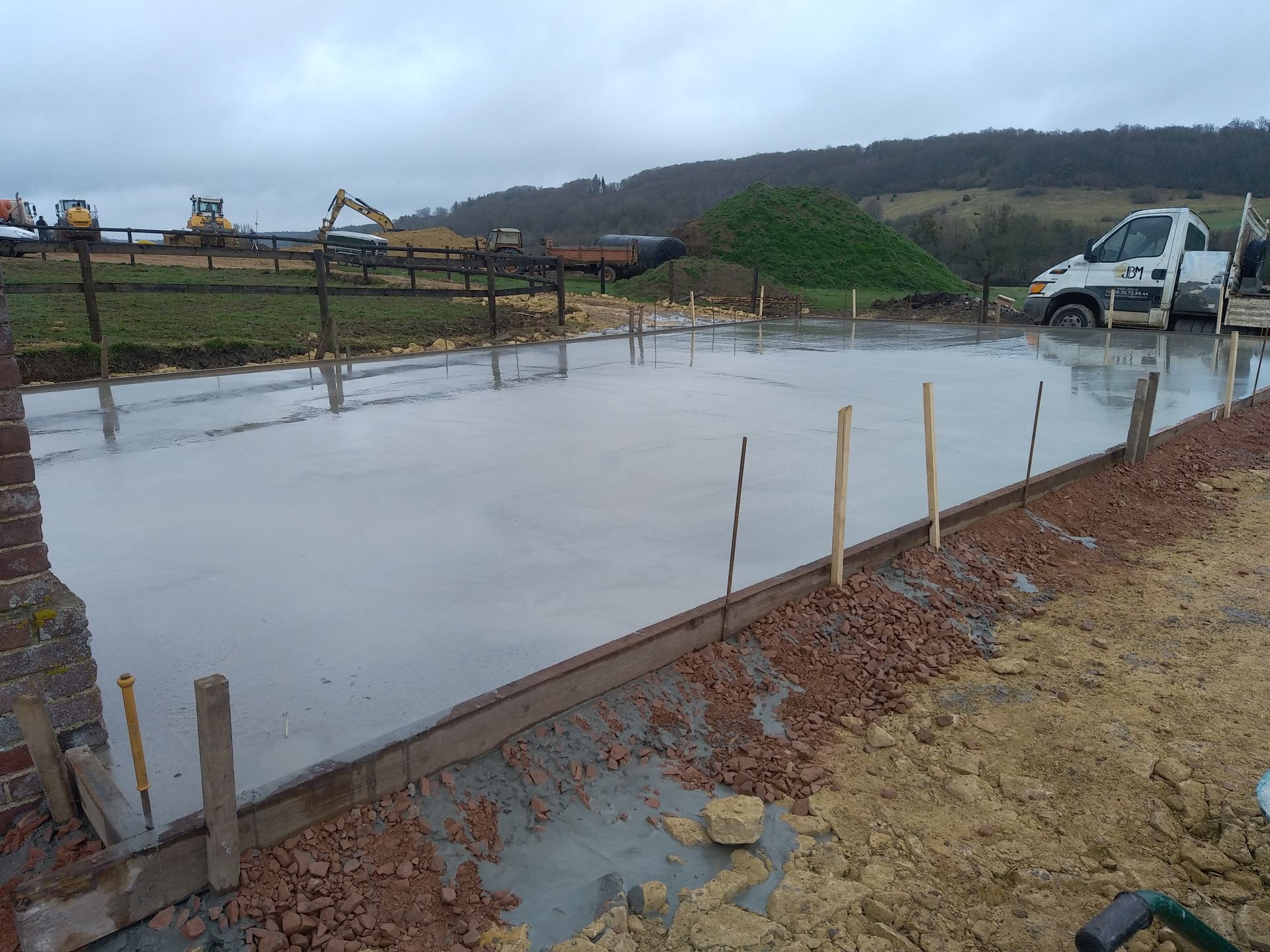 Création d'une dalle