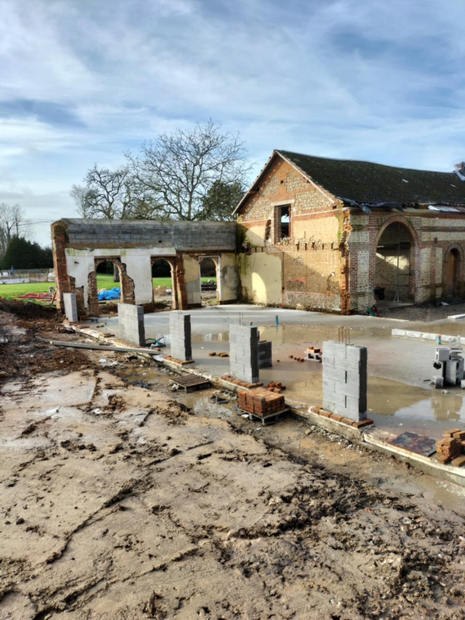 Création d'une chappe