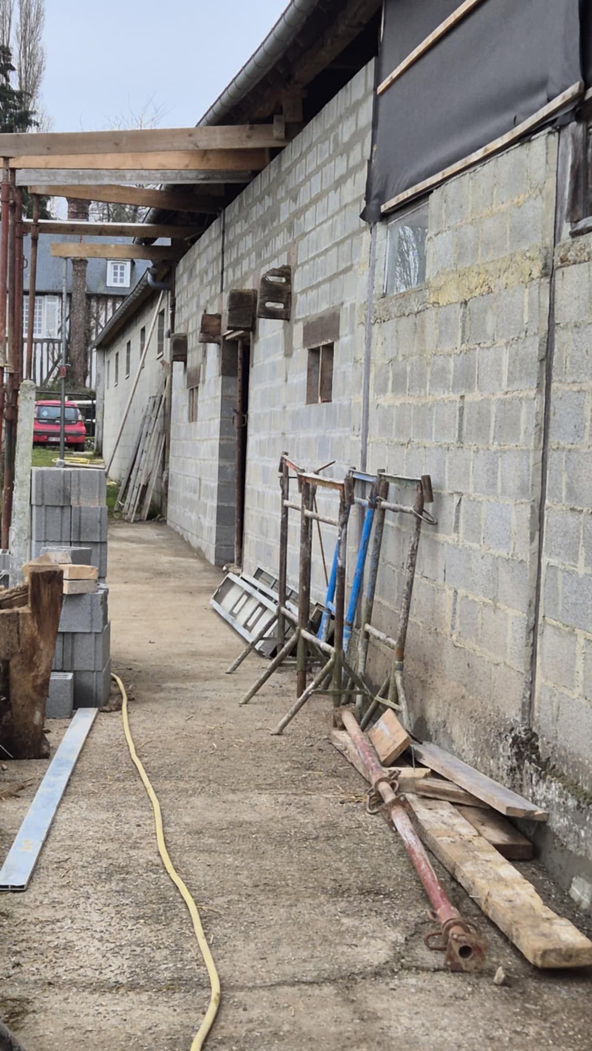 Rénovation d'une vieille grange