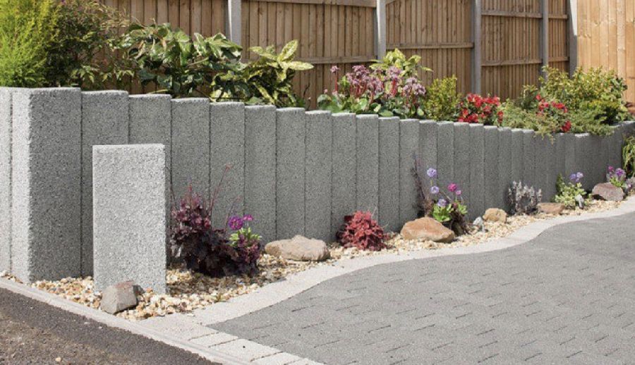 Mur de clôture en granit