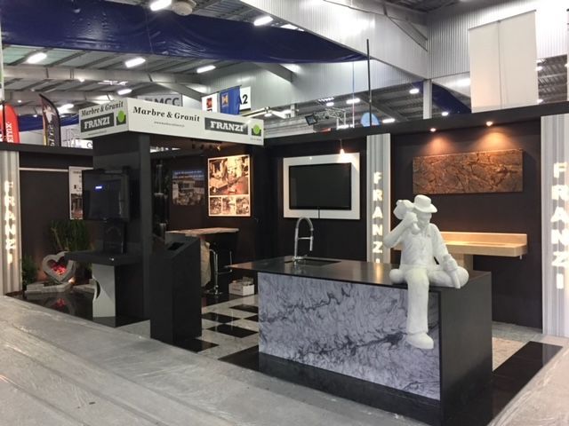 Marbrerie décorative en exposition