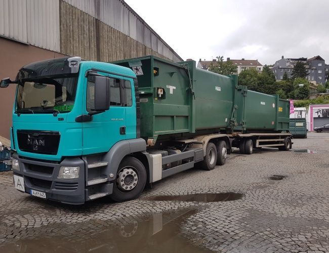 Müllwagen der Karl Müller GmbH & Co.KG