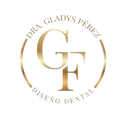 Un logotipo para una dentista llamada Dra. Gladys Pérez.