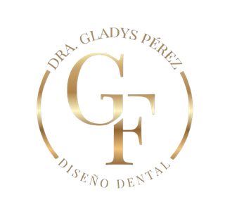 Un logotipo para una dentista llamada Dra. Gladys Pérez.