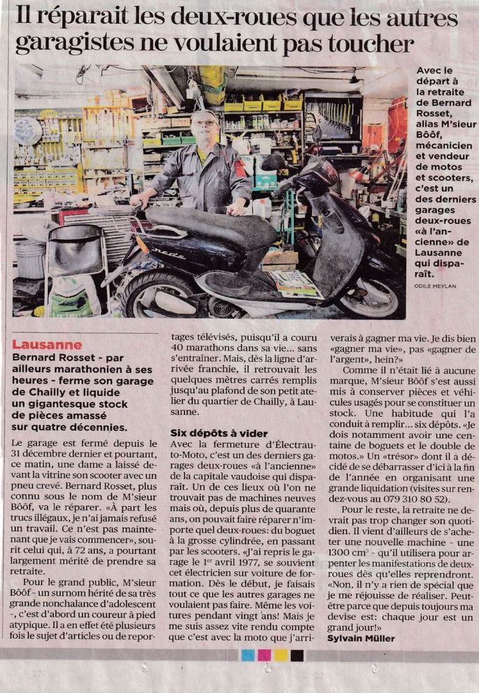 Garage électrauto-moto de Chailly, Bernard Rosset