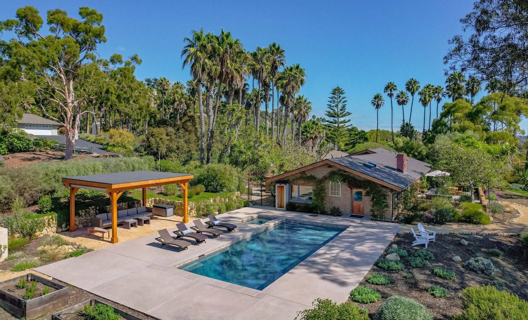 Santa Barbara Home with a Pool