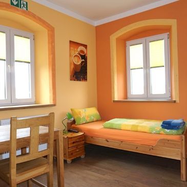 Freundlich eingerichtetes Einzelzimmer bei Pension Jagdschlössl