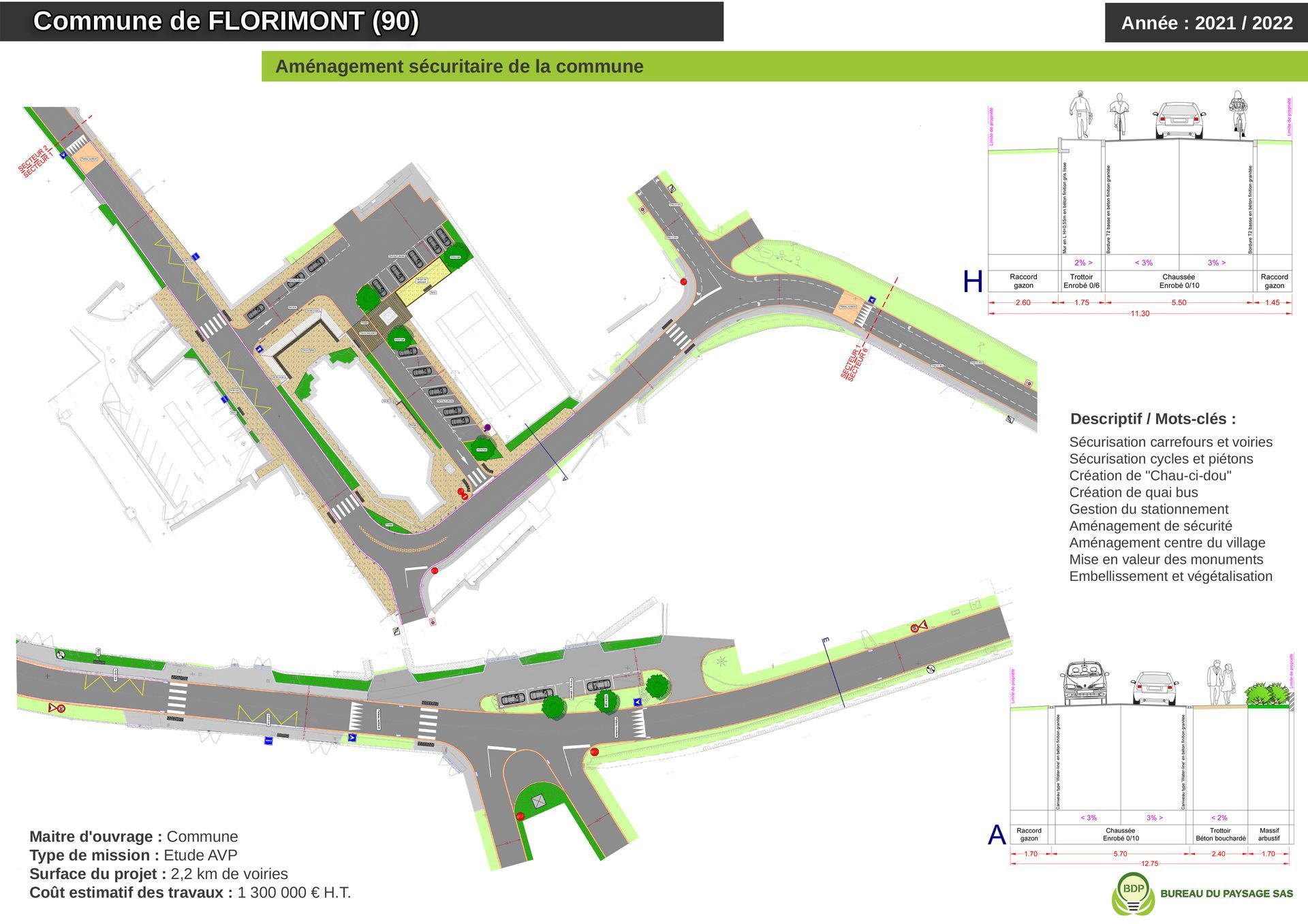 Aménagement sécuritaire de la commune