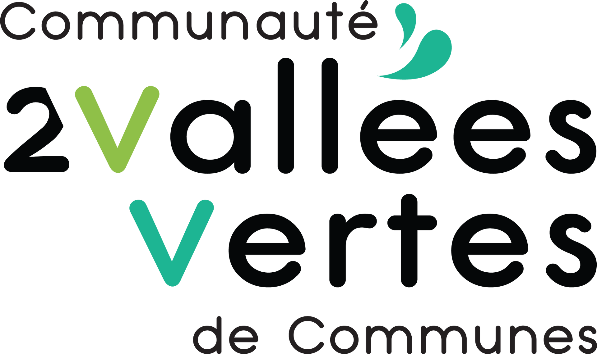 Logo Communauté 2 Vallées Vertes de Communes