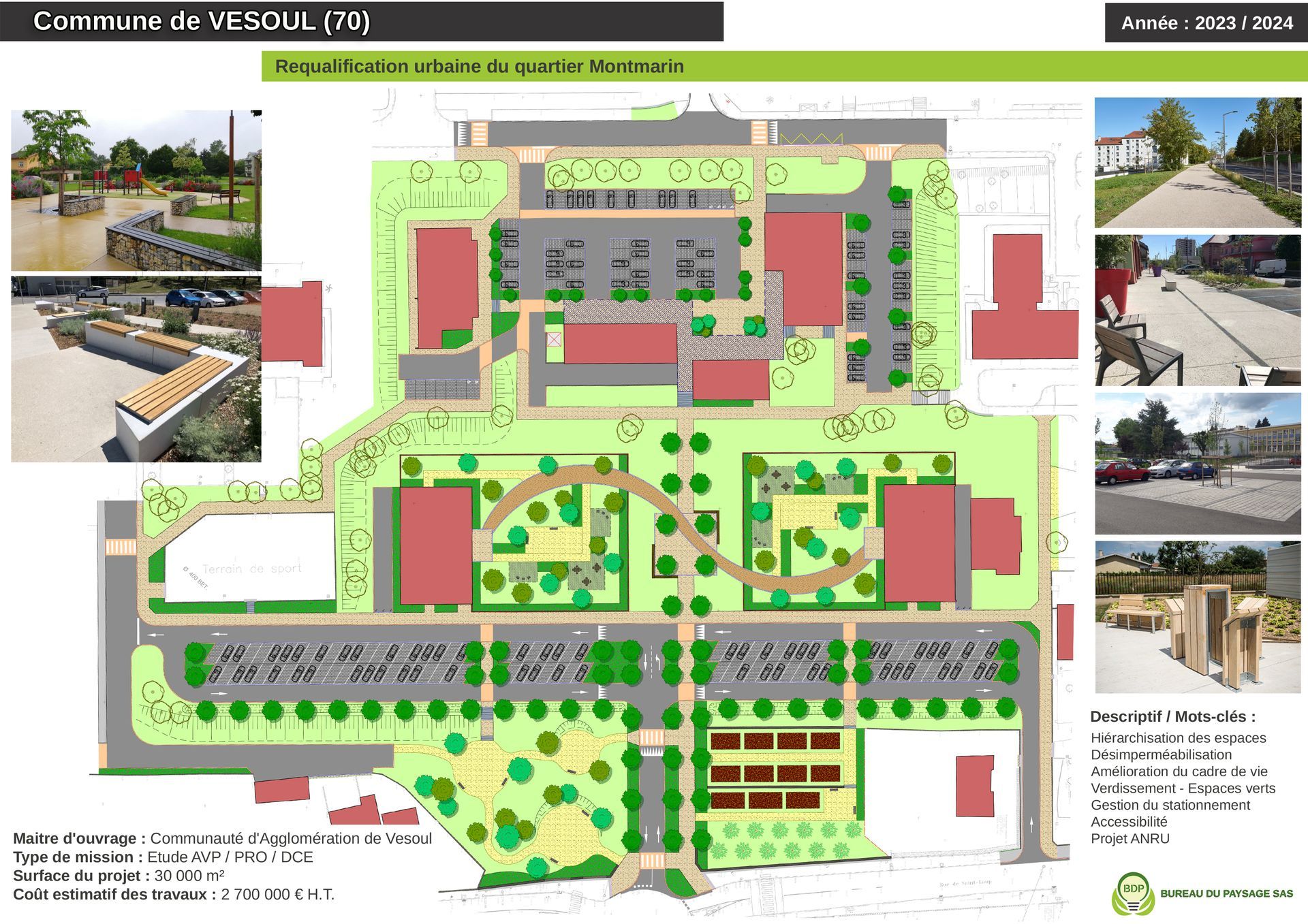 Requalification urbaine du quartier Montmarin
