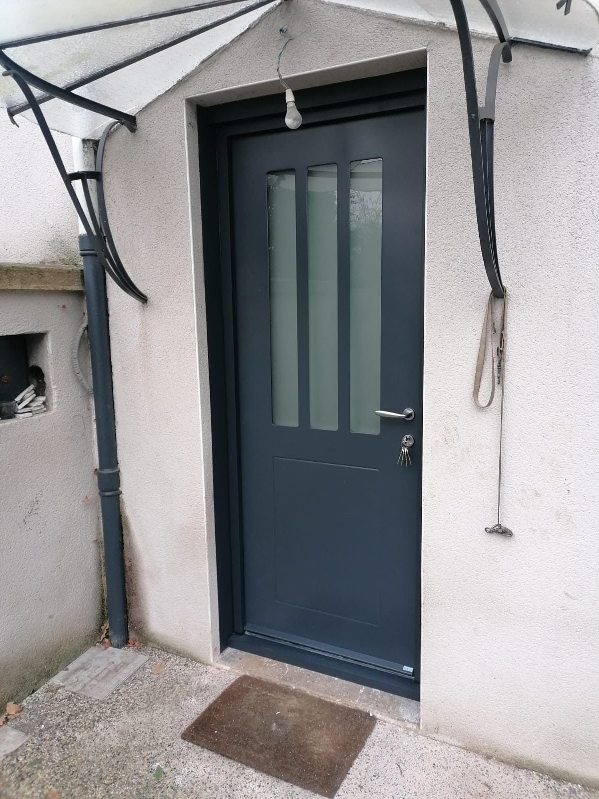 Porté d'entrée vitrée