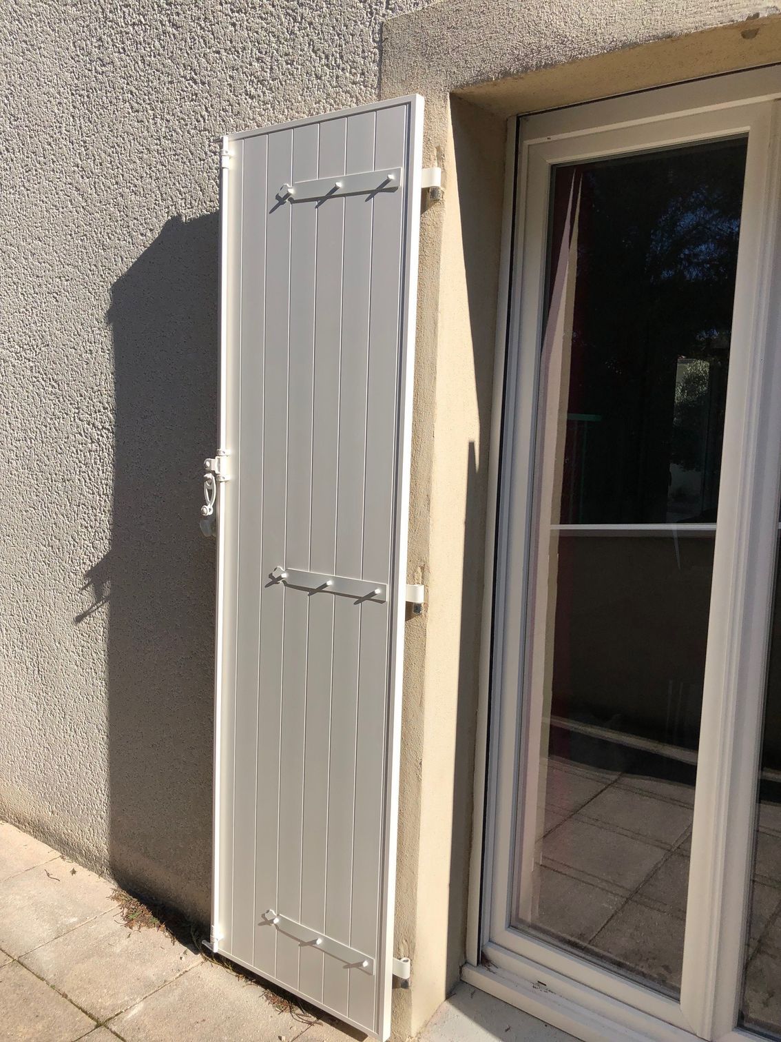 Focus sur volet blanc